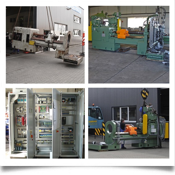 Completely overhauled coiling machine incl. retrofitting with CNC control.